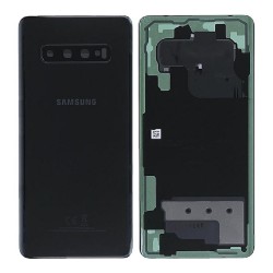 Samsung Vitre arrière Samsung Galaxy S10 Plus (G975F) Prism Noir (Service Pack)