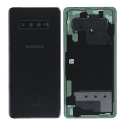 Vitre arrière Samsung Galaxy S10 Plus (G975F) Prism Noir (Service Pack)