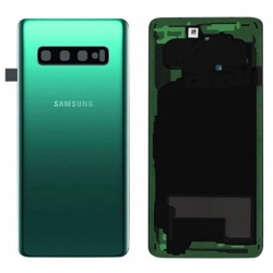 Samsung Vitre arrière Samsung Galaxy S10 (G973F) Prism Vert (Service Pack)