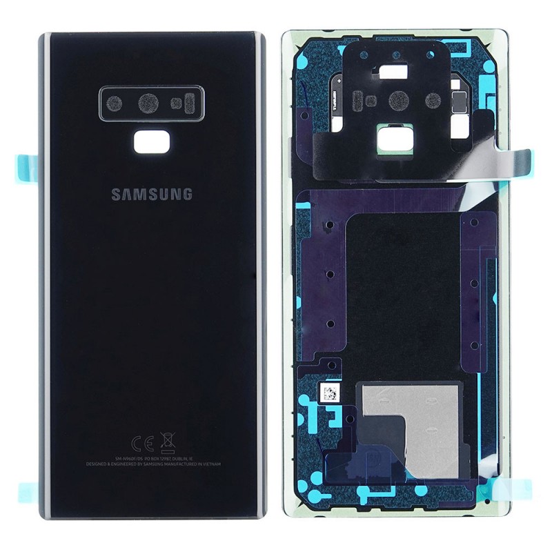 Samsung Vitre arrière Samsung Galaxy Note 9 (N960F) Noir (Service Pack)