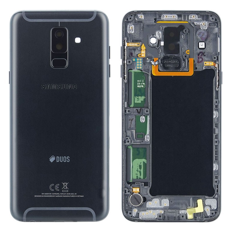 Samsung Vitre arrière Samsung Galaxy A6 Plus 2018 (A605F) Noir (Service Pack) Samsung Vitre arrière Samsung Galaxy A6 Plus 2018 (A605F) Noir (Service Pack)