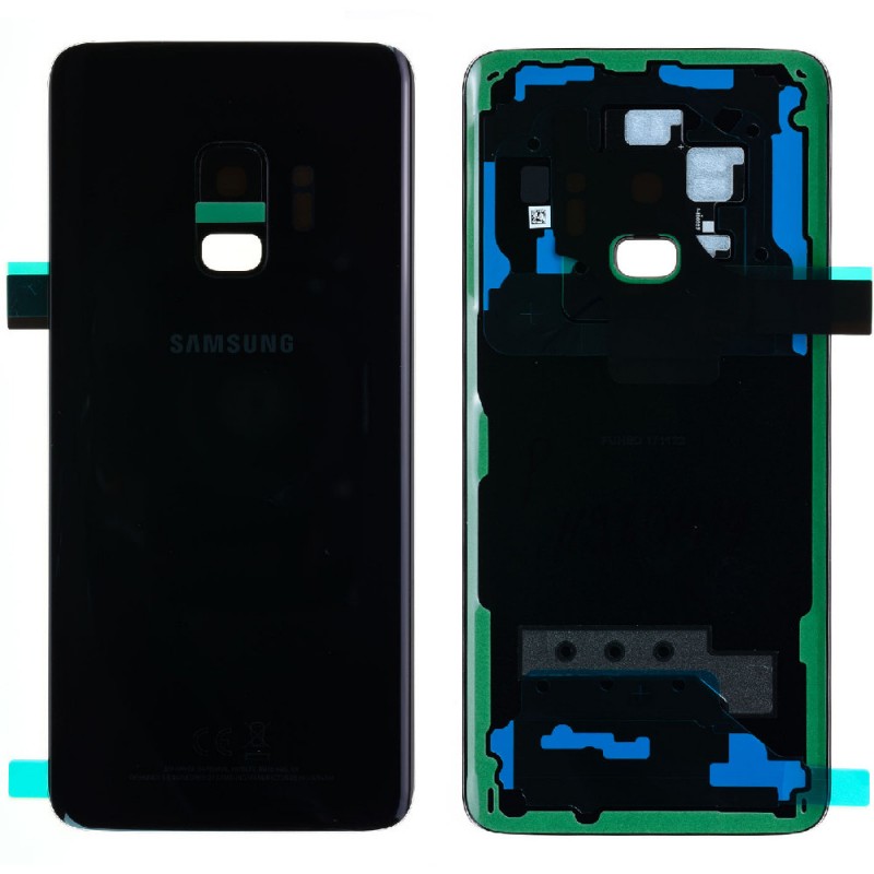Vitre arrière Samsung Galaxy S9 (G960F) Minuit Noir (Service Pack)
