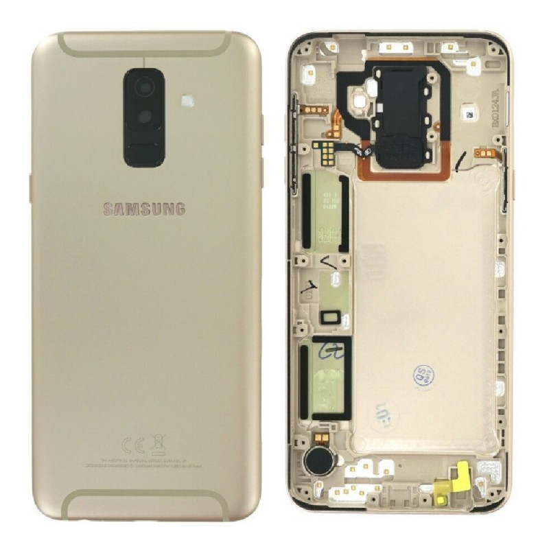 Samsung Vitre arrière Samsung Galaxy A6 Plus 2018 (A605F) Or (Service Pack) Samsung Vitre arrière Samsung Galaxy A6 Plus 2018 (A605F) Or (Service Pack)