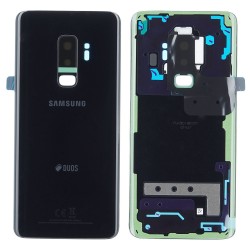 Vitre arrière Samsung Galaxy S9 Plus Duos (G965FD) Minuit Noir (Service Pack)