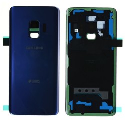 Samsung Vitre arrière Samsung Galaxy S9 Duos (G960FD) Corail Bleu (Service Pack)