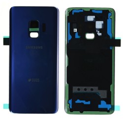 Vitre arrière Samsung Galaxy S9 Duos (G960FD) Corail Bleu (Service Pack)
