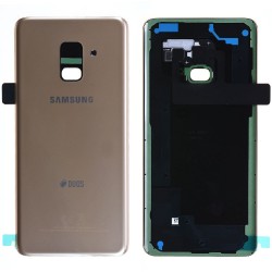 Samsung Vitre arrière Samsung Galaxy A8 2018 Duos (A530) Or (Service Pack)
