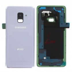 Samsung Vitre arrière Samsung Galaxy A8 2018 Duos (A530) Gris (Service Pack)