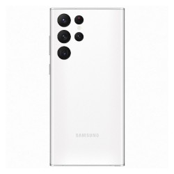 Vitre arrière Samsung Galaxy S22 Ultra 5G (S908B) Blanc (Service Pack)