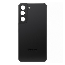 Samsung Vitre arrière Samsung Galaxy S22 5G (S901B) Noir (Service Pack)