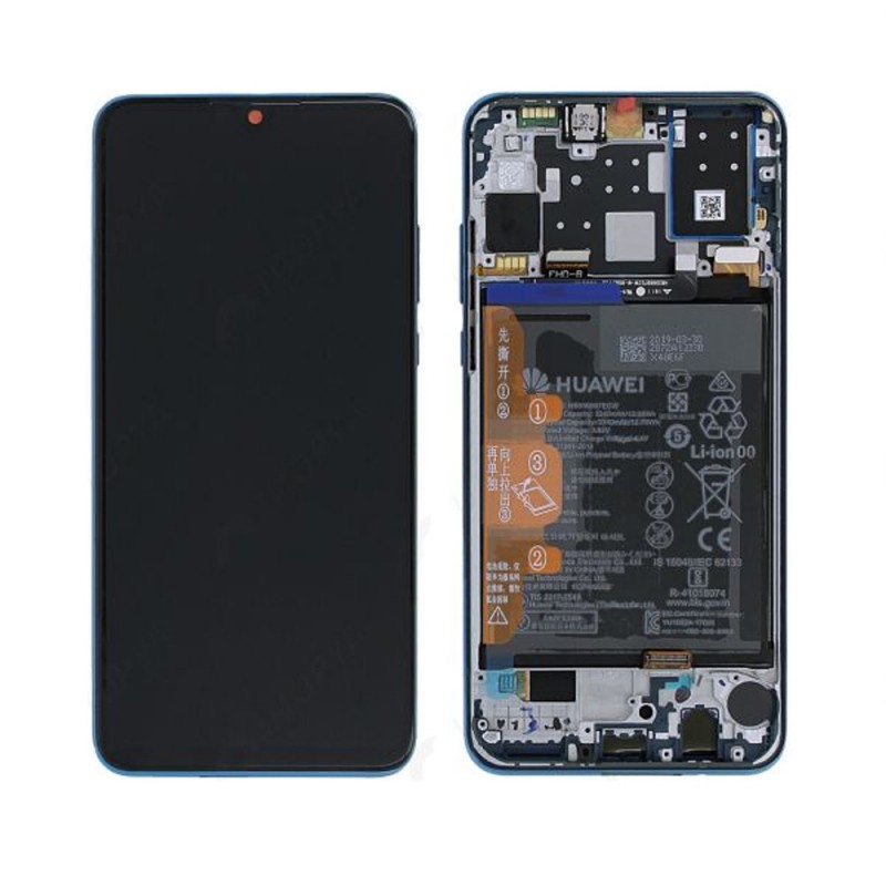 HUAWEI Ecran Huawei P30 Lite New Edition 2020 Bleu Sur Châssis + Batterie (Service Pack)
