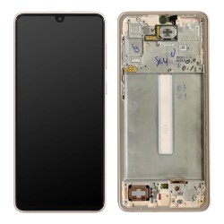 Samsung Ecran Samsung Galaxy A33 5G (A336B) Or + Châssis (Service Pack)