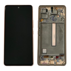 Ecran Samsung Galaxy A53 5G (A536B) Or + Châssis (Service Pack)