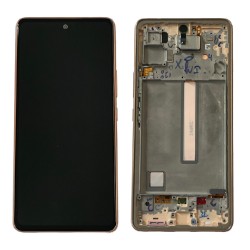 Samsung Ecran Samsung Galaxy A53 5G (A536B) Or + Châssis (Service Pack)