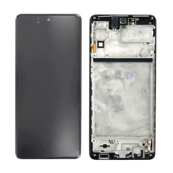 Ecran Samsung Galaxy M53 5G (M536F) Noir + Châssis (Service Pack)
