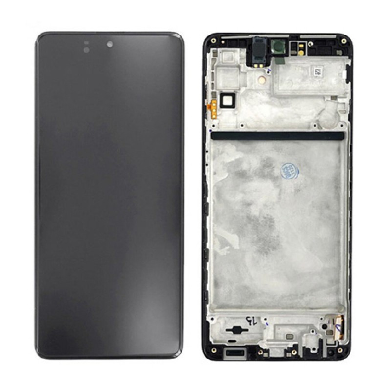 Samsung Ecran Samsung Galaxy M53 5G (M536F) Noir + Châssis (Service Pack) Samsung Ecran Samsung Galaxy M53 5G (M536F) Noir + Châssis (Service Pack)