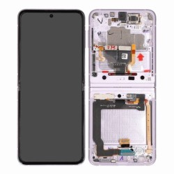 Samsung Ecran Samsung Galaxy Z Flip 3 5G (F711) Violet + Châssis (Service Pack)