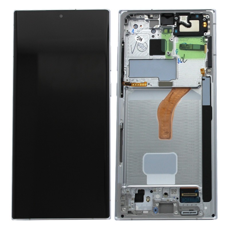 Samsung Ecran Samsung Galaxy S22 Ultra (S908B) Blanc + Châssis (Service Pack) Samsung Ecran Samsung Galaxy S22 Ultra (S908B) Blanc + Châssis (Service Pack)