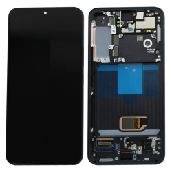 Samsung Ecran Samsung Galaxy S22 (S901B) Blanc + Châssis (Service Pack)