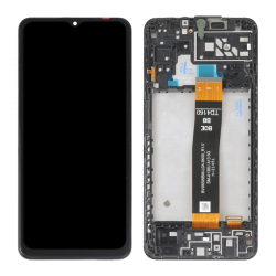 Samsung Ecran Samsung Galaxy A04s (A047) Noir + Chassis (Service Pack)