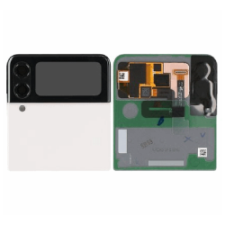 Samsung Ecran Extérieur Samsung Galaxy Z Flip 3 5G (F711) Blanc (Service Pack)