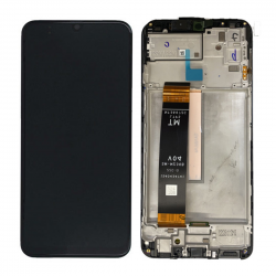 Samsung Ecran Samsung Galaxy M13 (M135) Noir + Châssis (Service Pack)