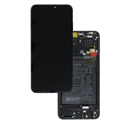 Ecran Huawei Honor 8X Noir Sur Châssis + Batterie (Service Pack)