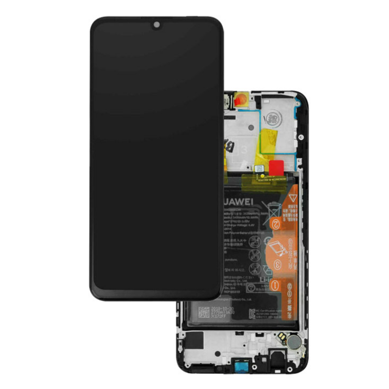 HUAWEI Ecran Huawei P Smart 2019 Noir Sur Châssis + (Service Pack) 02352HTF/02352HPR/02352JEY/02352JFA HUAWEI Ecran Huawei P Smart 2019 Noir Sur Châssis + (Service Pack) 02352HTF/02352HPR/02352JEY/02352JFA