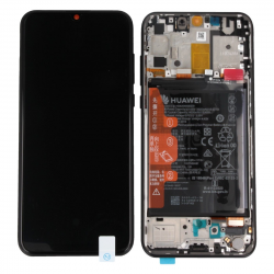 Ecran Huawei P Smart S / Y8p 2020 Noir Sur Châssis + Batterie (Service Pack)