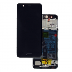 HUAWEI Ecran Huawei P10 Noir Sur Châssis + Batterie (Service Pack)