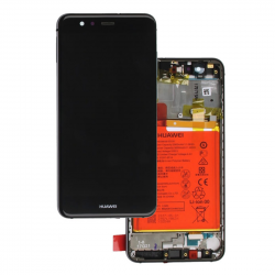 Ecran Huawei P10 Lite Noir Sur Châssis + Batterie (Service Pack)