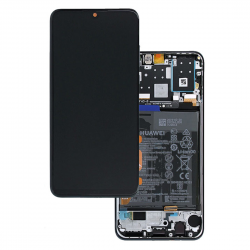 HUAWEI Ecran Huawei P30 Lite New Edition 2020 Noir Sur Châssis + Batterie (Service pack)