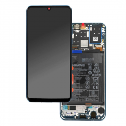 HUAWEI Ecran Huawei P30 Lite New Edition Blanc Sur Châssis + Batterie (Service pack)