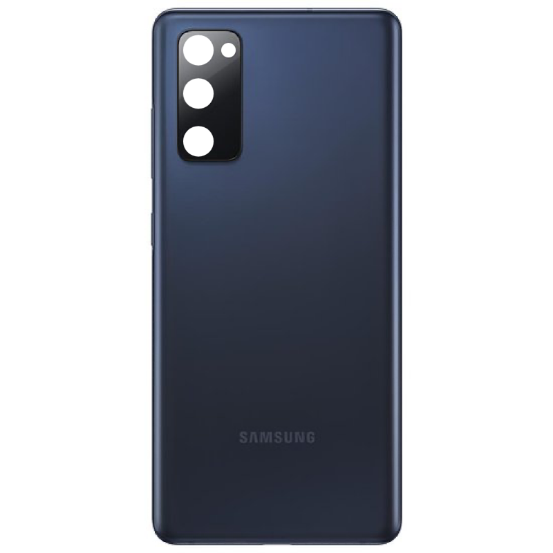 Samsung Vitre arrière Samsung Galaxy S20 FE 4G/5G 2020 (G780F/G781B) Bleu foncé (Service Pack)