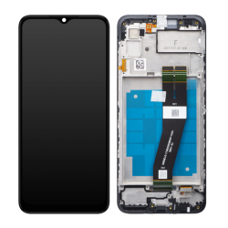 Samsung Ecran Samsung Galaxy A03 2022 (A035G) Noir EU Code + Châssis (Service Pack)
