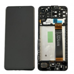 Samsung Ecran Samsung Galaxy A23 5G 2022 (A236) Noir + Châssis (Service Pack)
