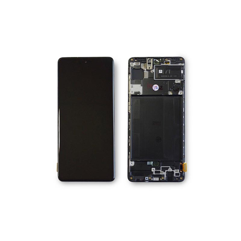 Samsung Ecran Samsung Galaxy A71 5G 2020 (A716) Noir + Châssis (Service Pack) Samsung Ecran Samsung Galaxy A71 5G 2020 (A716) Noir + Châssis (Service Pack)