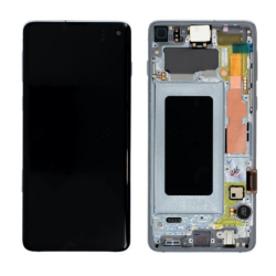 Samsung Ecran Samsung Galaxy S10 2019 (G973) Blue + Châssis (Service Pack)