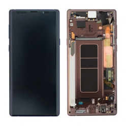 Samsung Ecran Samsung Galaxy Note 9 2018 (N960) Or / Cuivré + Châssis (Service Pack)