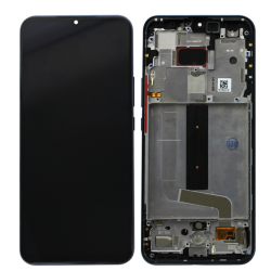 Ecran Xiaomi Mi 10 Lite 5G (2020) Gris / TARNISH + Châssis (Service Pack)