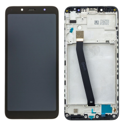 Xiaomi Ecran Xiaomi Redmi 7A (2019) Noir + Châssis (Service Pack)