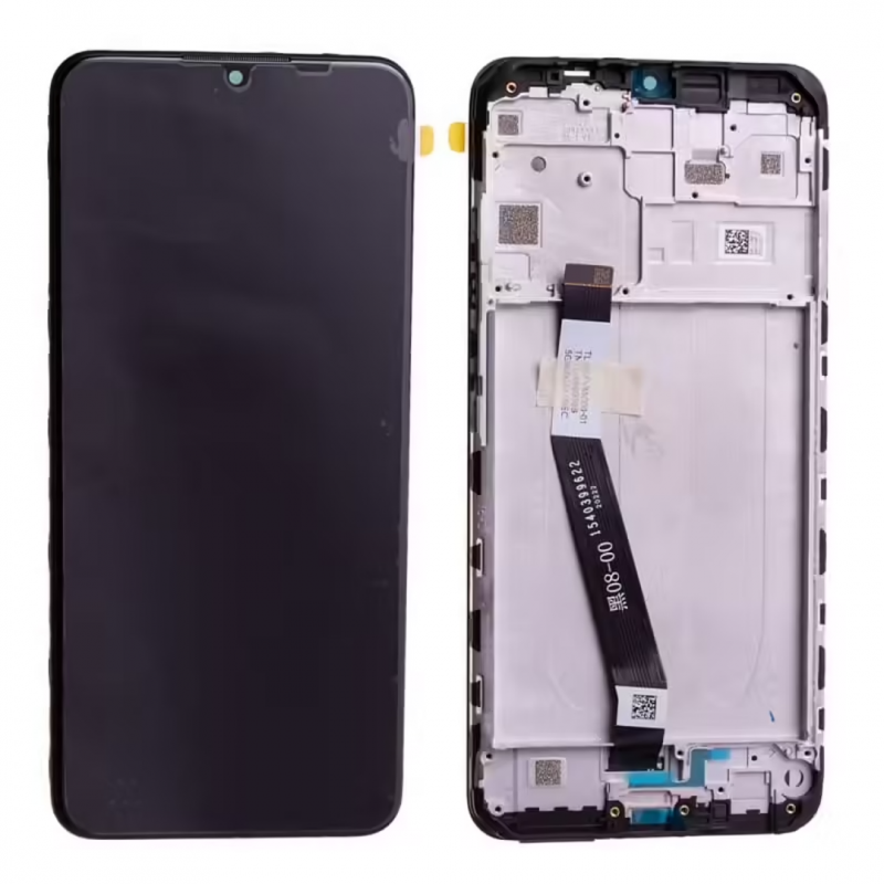Ecran Xiaomi Redmi 9 (2020) Noir + Châssis (Service Pack)