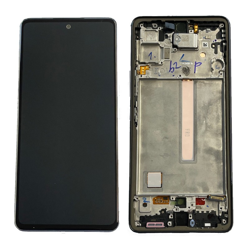 Ecran Samsung Galaxy A53 5G (A536B) Noir + Châssis (Service Pack)