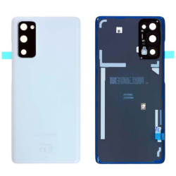 Samsung Vitre arrière Samsung Galaxy S20 FE 4G/5G 2020 (G780F/G781B) Blanc (Service Pack)