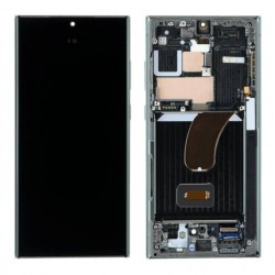 Samsung Ecran Samsung Galaxy S23 Ultra 5G (S918) Vert + Châssis (Service Pack)