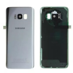 Samsung Vitre arrière Samsung Galaxy S8 Plus (G955F) Argent (Service Pack)
