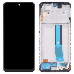 Ecran Xiaomi Redmi Note 11 4G NFC (2020) Noir + Châssis (Service Pack)