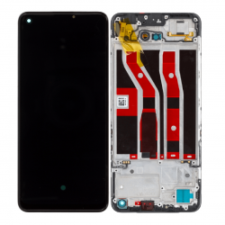 Samsung Ecran Oppo A74/F19 Noir + Châssis (Service Pack)