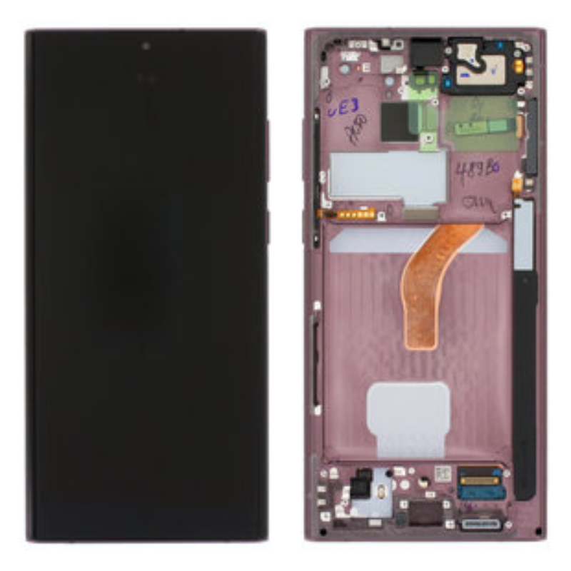 Samsung Ecran Samsung Galaxy S22 Ultra (S908B) Bronze + Châssis (Service Pack) Samsung Ecran Samsung Galaxy S22 Ultra (S908B) Bronze + Châssis (Service Pack)
