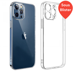 Apple IPHONE 15 PLUS - SILICONE TRANSPARENTE - PROTECTION LENTILLE (BLISTER)